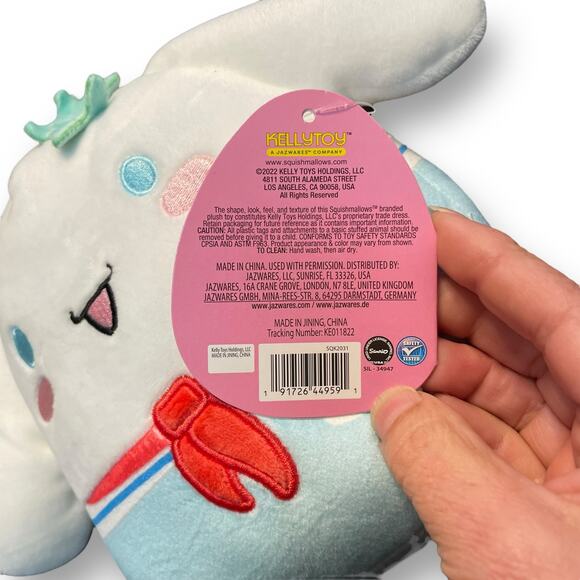 Hello Kitty Plush Dog Squishmallows Cinnamoroll Pillow Sanrio Sailor Nursery 7" - Picture 6 of 9